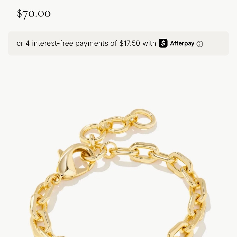 Elegant Gold Chain Bracelet